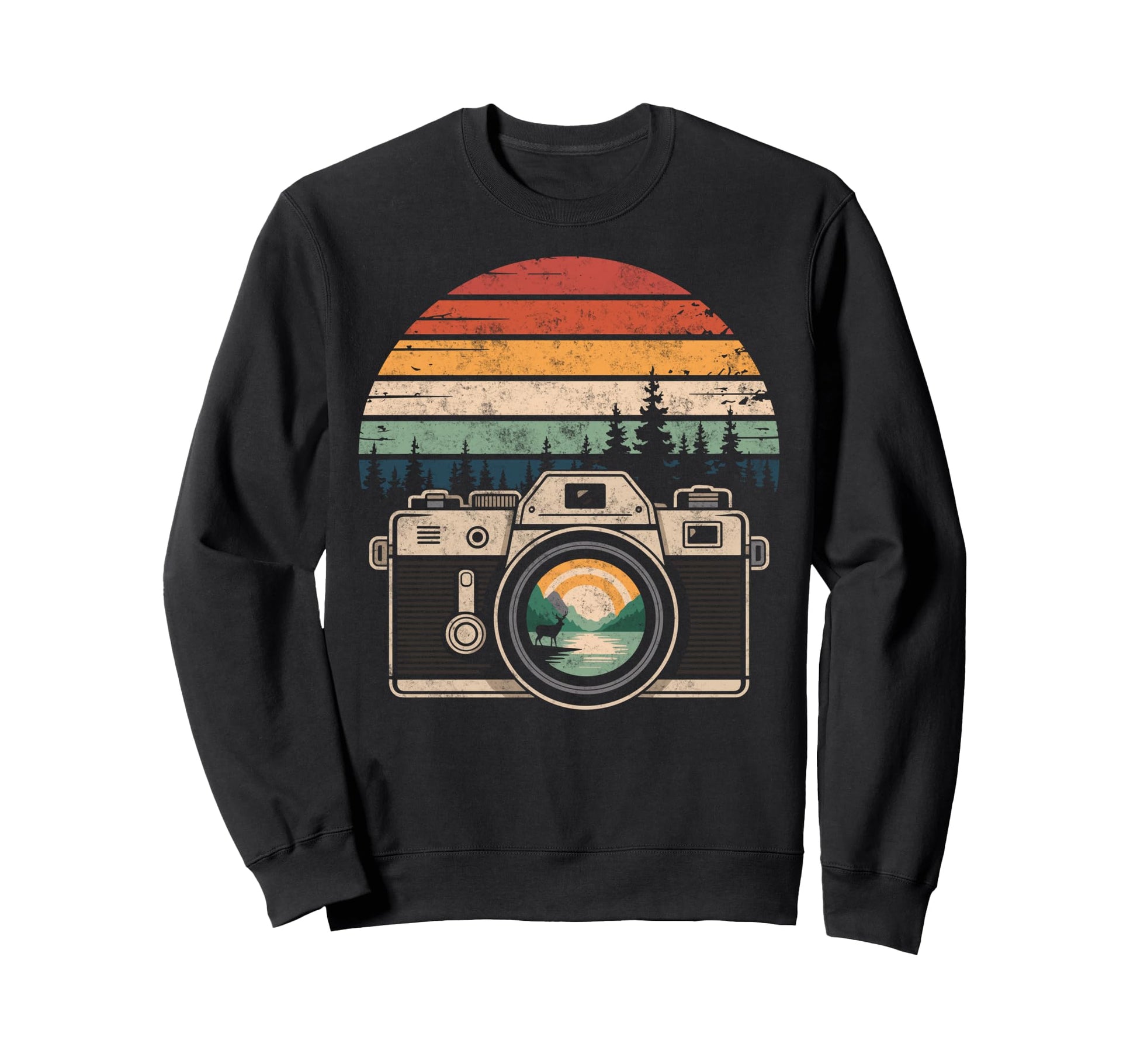 Photo Camera Nature Photographer Sweatshirt - Fun Novelty Design Men Women - T-Shirt, Sweatshirt, Hoodie