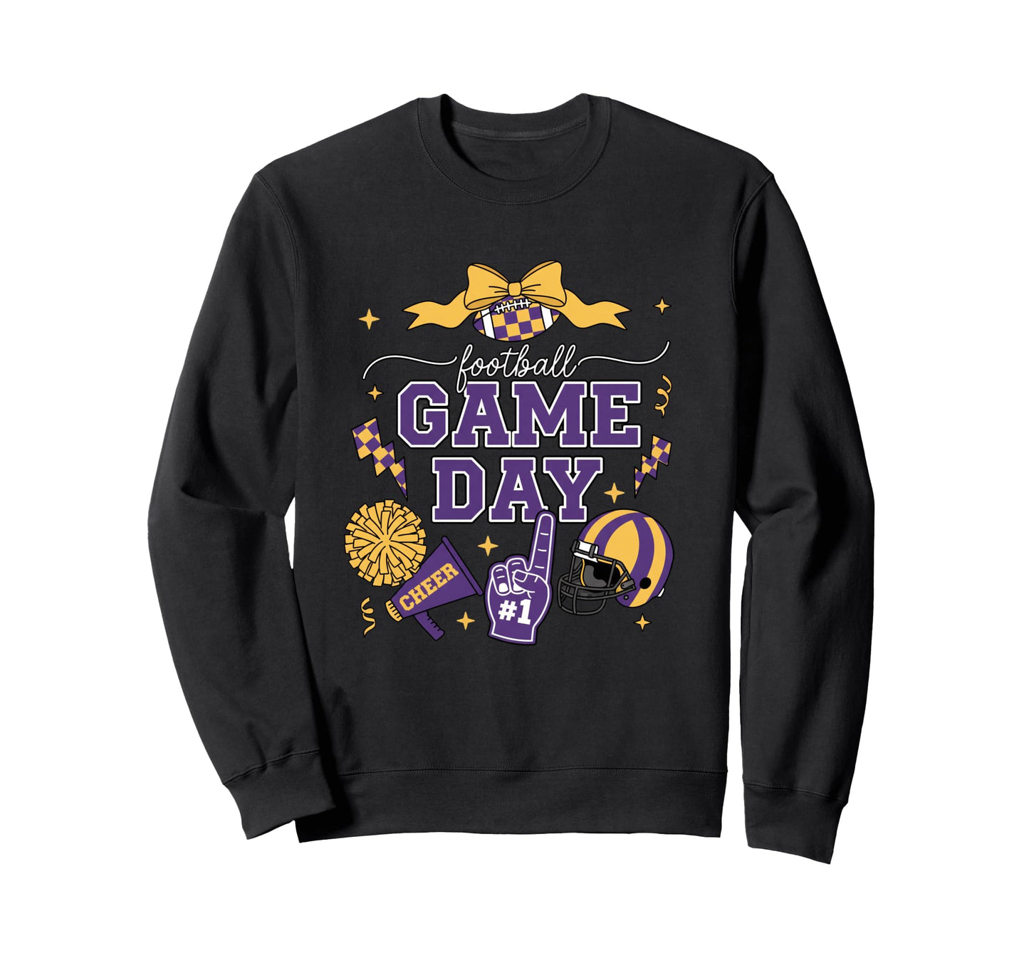 Dad Football Game Day Football Dad Sweatshirt - Streetwear Style Unisex - T-Shirt, Sweatshirt, Hoodie