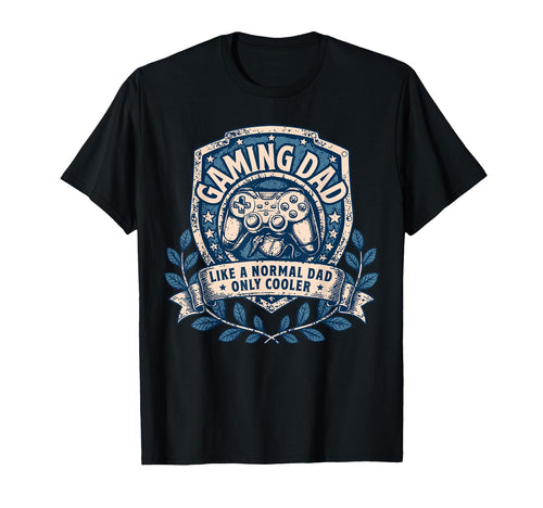 Gaming Dad Like Normal Dad Only T-Shirt - Custom Art Print for Adults - T-Shirt, Sweatshirt, Hoodie