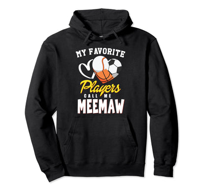 My Favorite Players Baseball Soccer Hoodie - Streetwear Style for Adults - T-Shirt, Sweatshirt, Hoodie