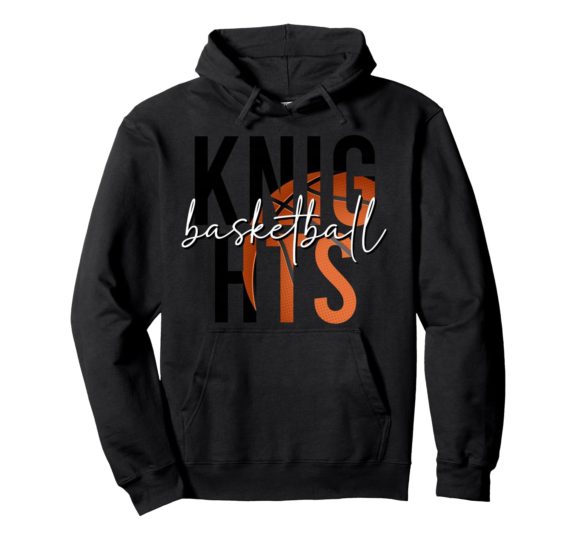 Knight Mascot Basketball Mom Game Day Hoodie - Trendy Graphic Men Women - T-Shirt, Sweatshirt, Hoodie