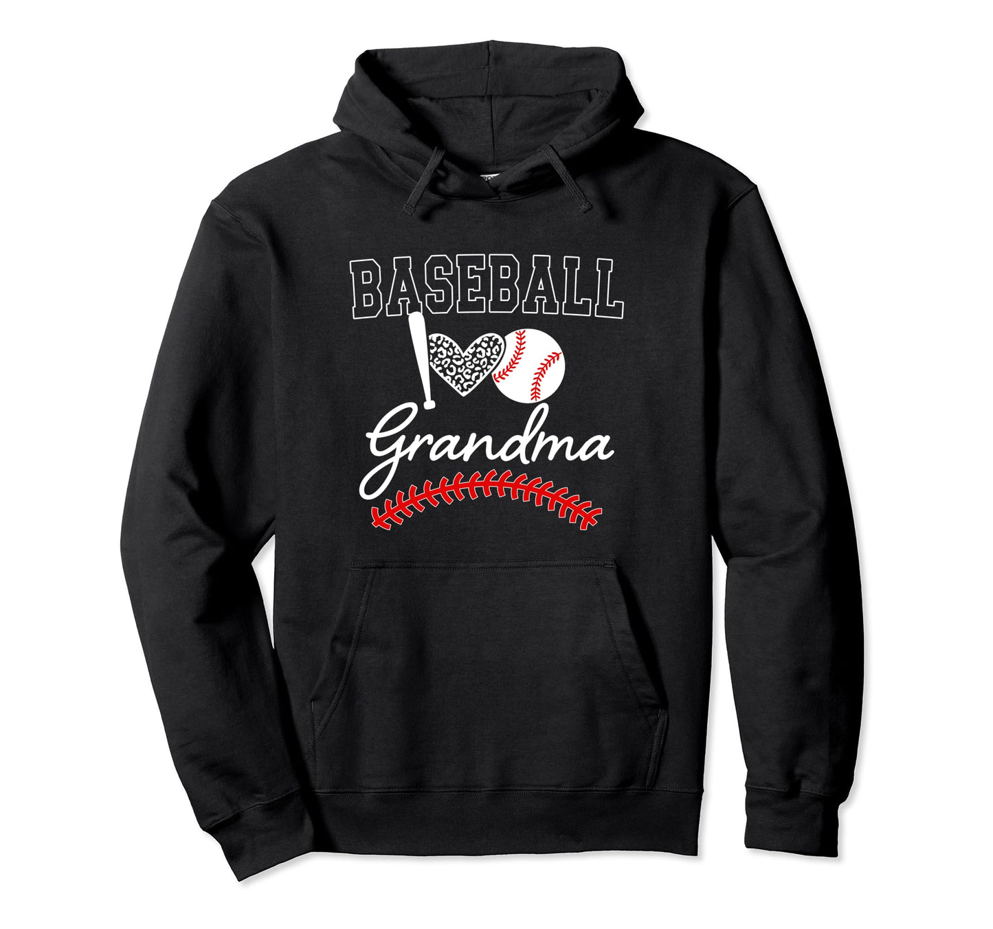 Baseball Grandma Gift Baseball Game Hoodie - Minimalist Print for Adults - T-Shirt, Sweatshirt, Hoodie