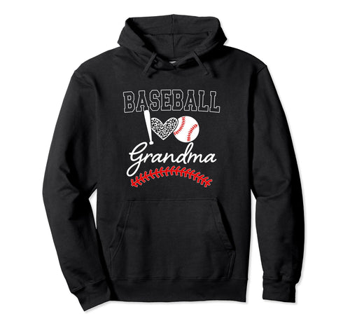 Baseball Grandma Gift Baseball Game Hoodie - Minimalist Print for Adults - T-Shirt, Sweatshirt, Hoodie