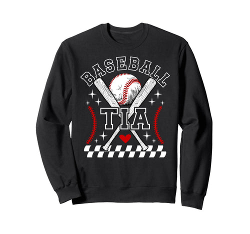 Baseball Tia Baseball Player Tia Sweatshirt - Novelty Apparel Unisex - T-Shirt, Sweatshirt, Hoodie