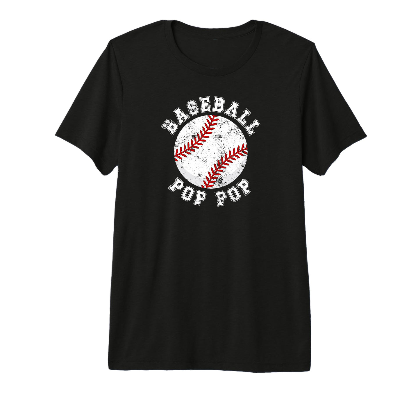 Mens Baseball Pop Pop Grandpa Best Pop Pop T-Shirt - Graphic Print Unisex - T-Shirt, Sweatshirt, Hoodie