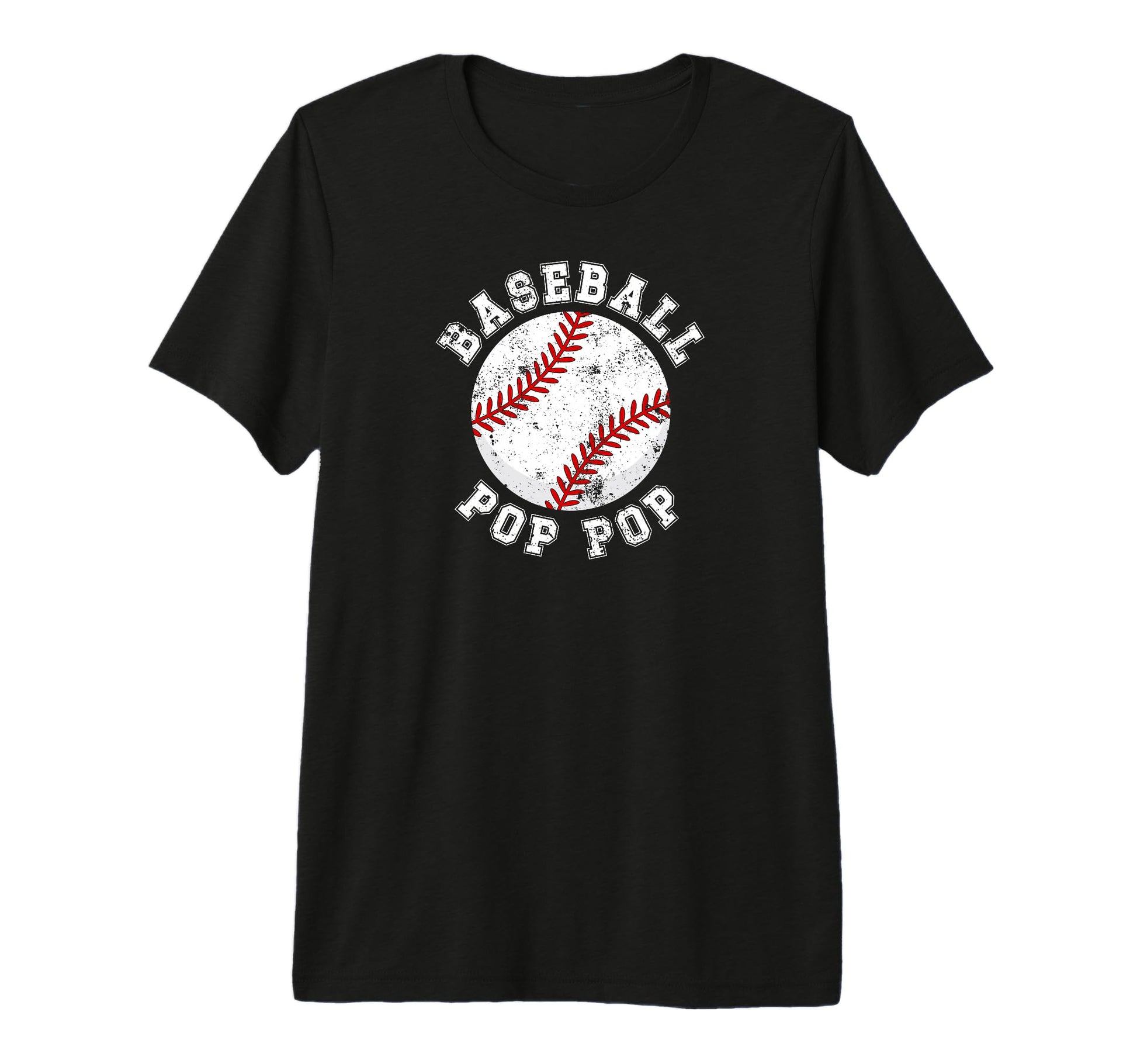 Mens Baseball Pop Pop Grandpa Best Pop Pop T-Shirt - Graphic Print Unisex - T-Shirt, Sweatshirt, Hoodie