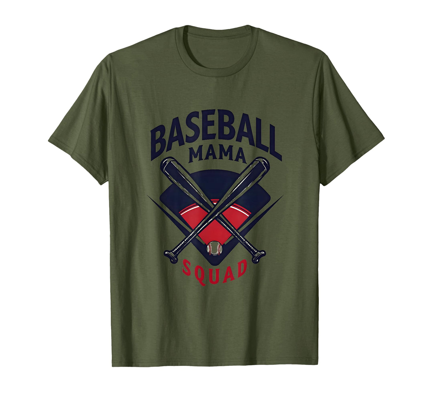 Baseball Mama Squad Proud Sports Mom T-Shirt - Unique Graphic Men Women - T-Shirt, Sweatshirt, Hoodie