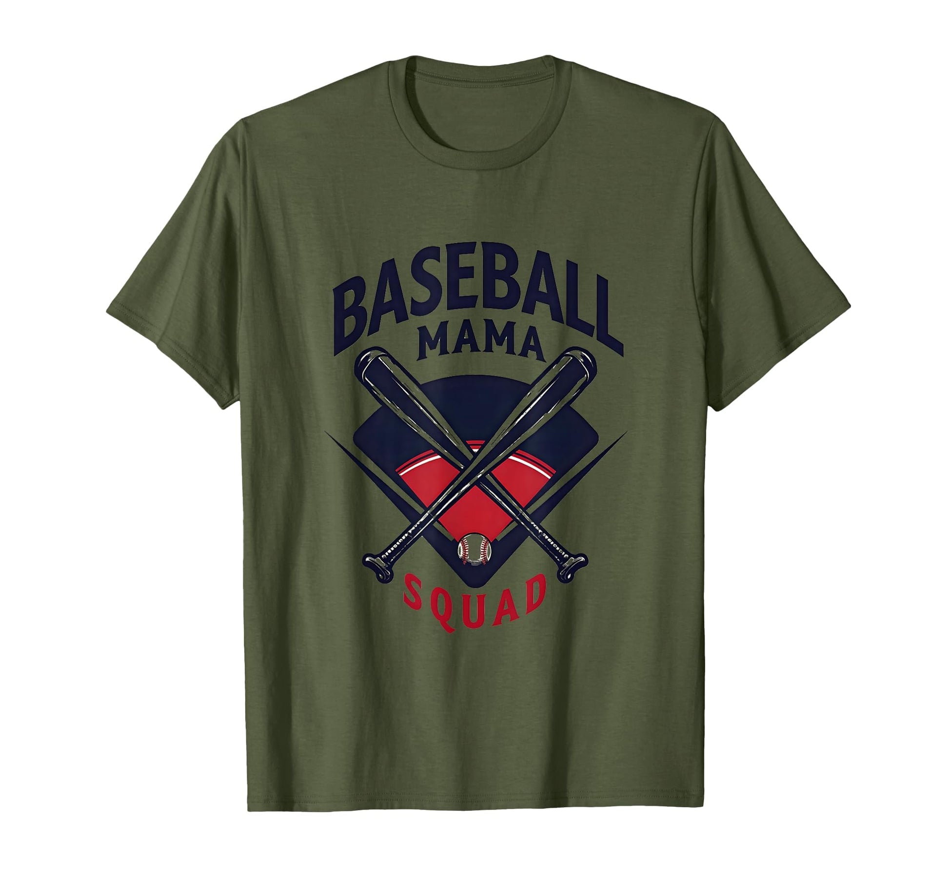 Baseball Mama Squad Proud Sports Mom T-Shirt - Unique Graphic Men Women - T-Shirt, Sweatshirt, Hoodie
