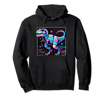Pastel Goth Vaporwave Aesthetic T Rex Hoodie - Unique Graphic for Adults - T-Shirt, Sweatshirt, Hoodie