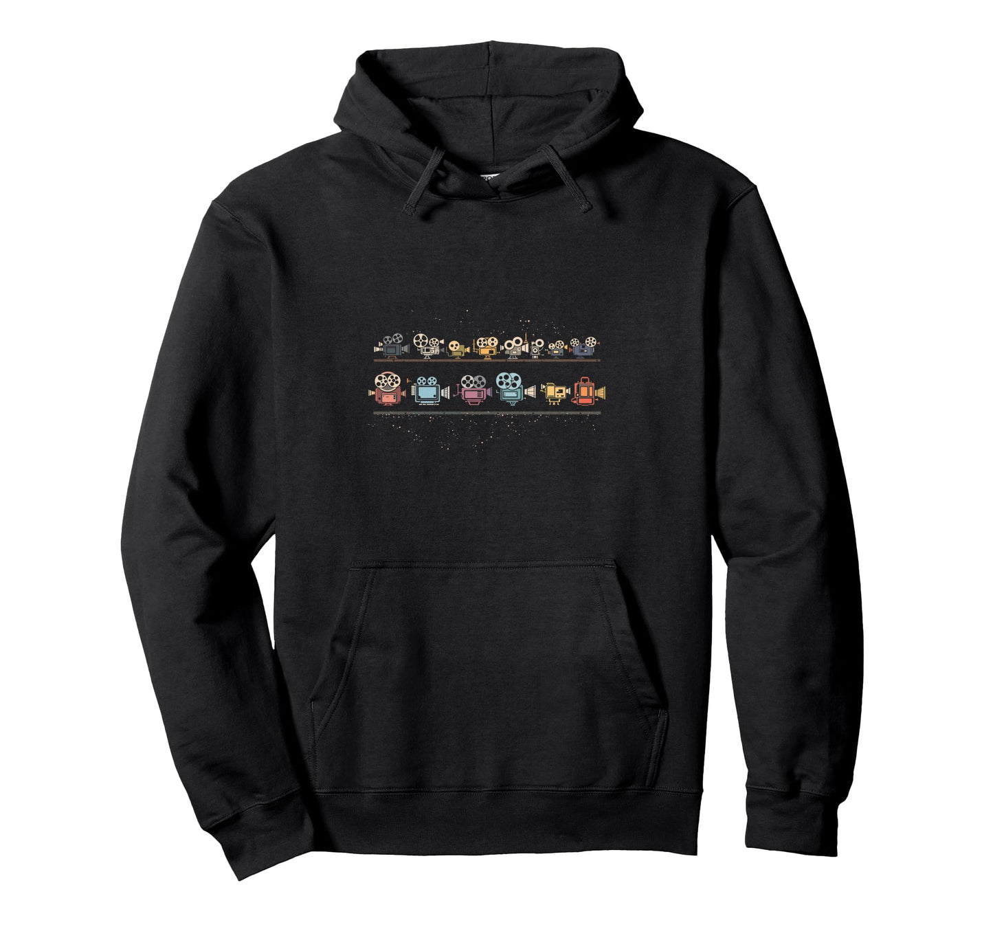 Movie Cameras Hoodie - Novelty Apparel Men Women - T-Shirt, Sweatshirt, Hoodie