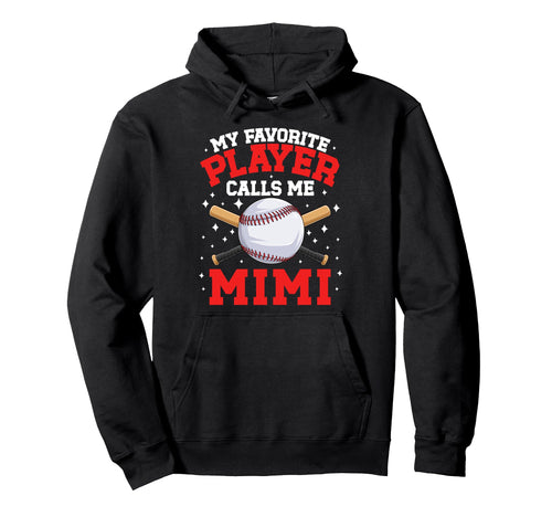 Proud Baseball Mimi Baseball Player Hoodie - Casual Everyday Wear Unisex - T-Shirt, Sweatshirt, Hoodie