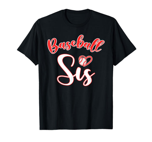 Baseball Sis Funny Baseball Sport T-Shirt - Minimalist Print for Adults - T-Shirt, Sweatshirt, Hoodie