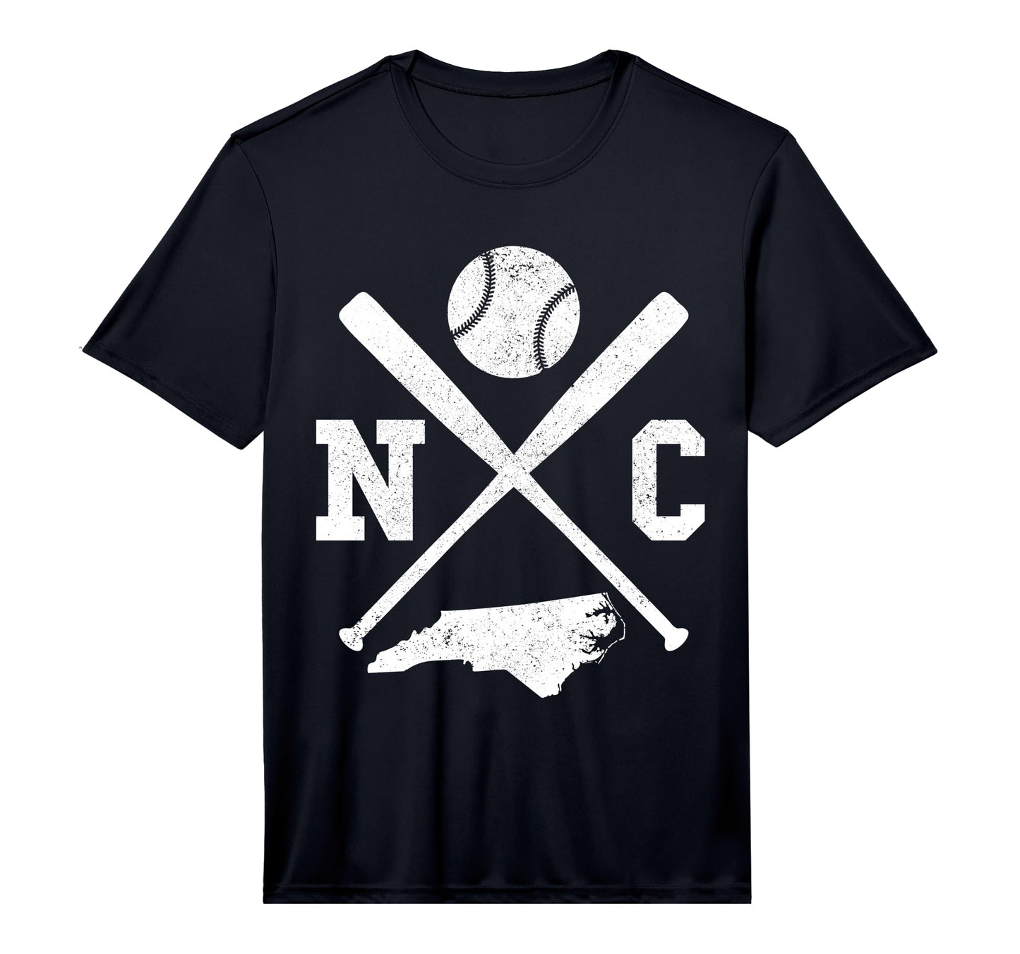 Mens Nc Usa State Baseball Player T-Shirt - Novelty Apparel Men Women - T-Shirt, Sweatshirt, Hoodie