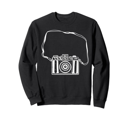 Camera Picture Photographer Sweatshirt - Custom Art Print Men Women - T-Shirt, Sweatshirt, Hoodie