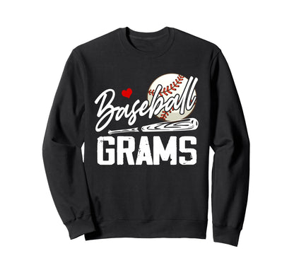 Baseball Grams Funny Baseball Sweatshirt - Fun Novelty Design Men Women - T-Shirt, Sweatshirt, Hoodie