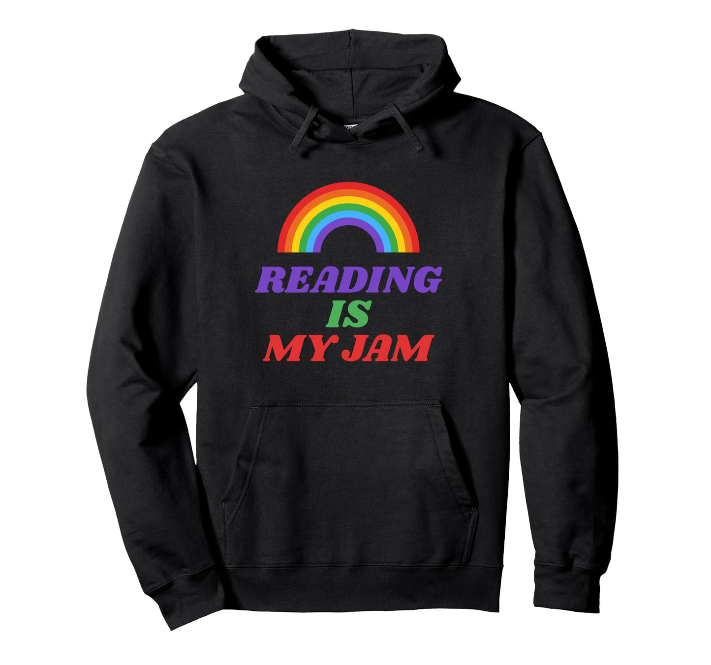 Reading Is My Jam Read Teacher Hoodie - Streetwear Style for Adults - T-Shirt, Sweatshirt, Hoodie