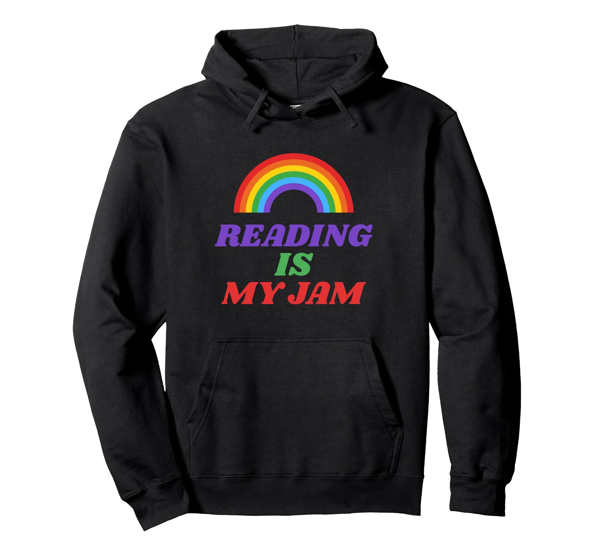 Reading Is My Jam Read Teacher Hoodie - Streetwear Style for Adults - T-Shirt, Sweatshirt, Hoodie