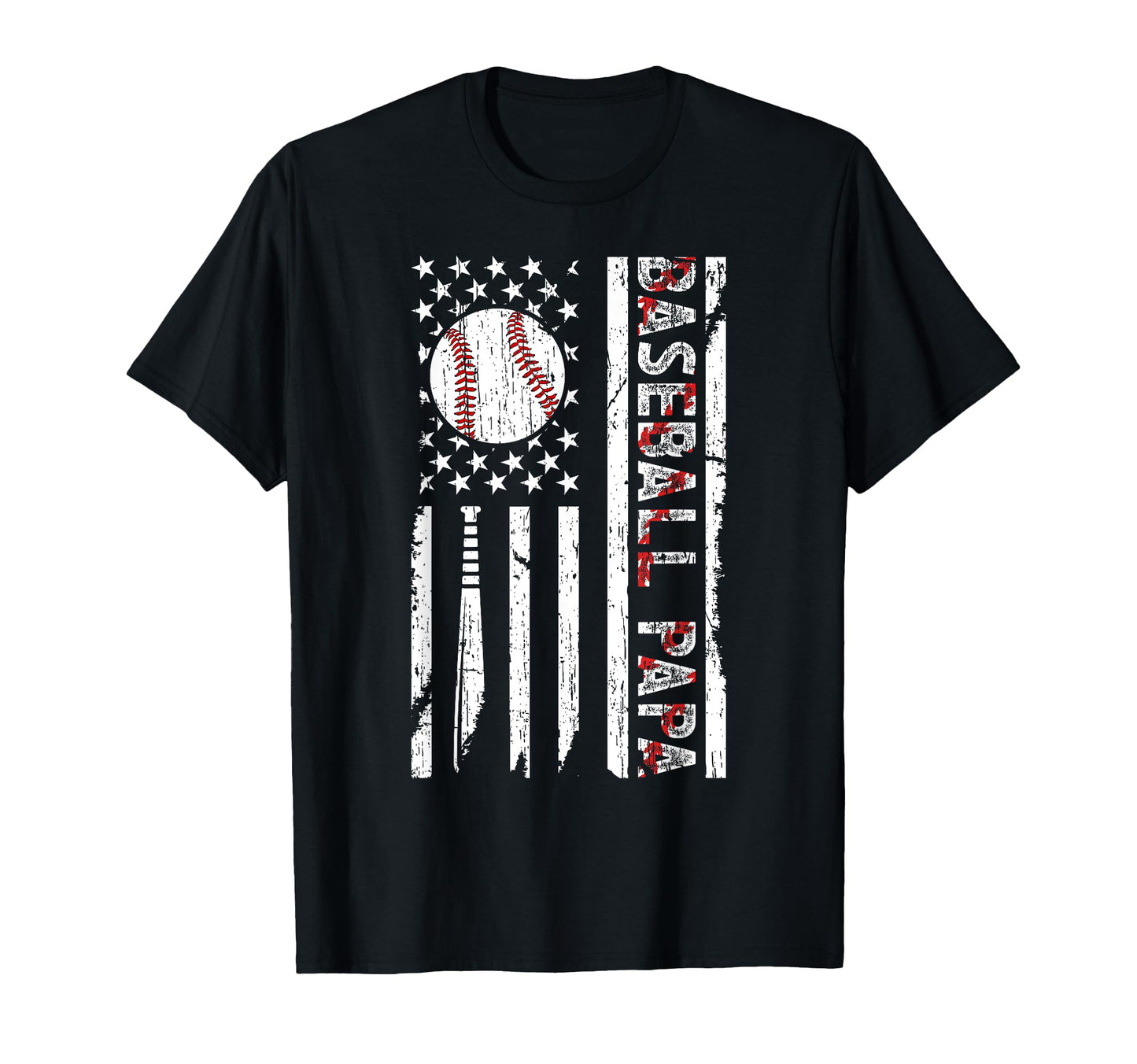 Baseball Papa Baseball Player Papa T-Shirt - Fun Novelty Design for Adults - T-Shirt, Sweatshirt, Hoodie