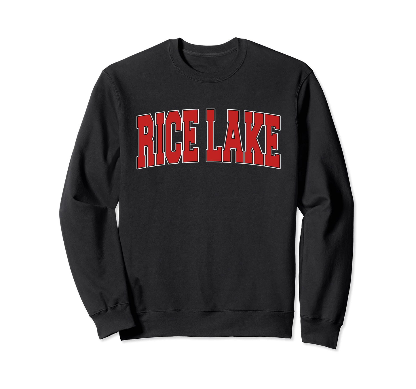 Rice Lake Wi Wisconsin Varsity Usa Sweatshirt - Unique Graphic for Adults - T-Shirt, Sweatshirt, Hoodie