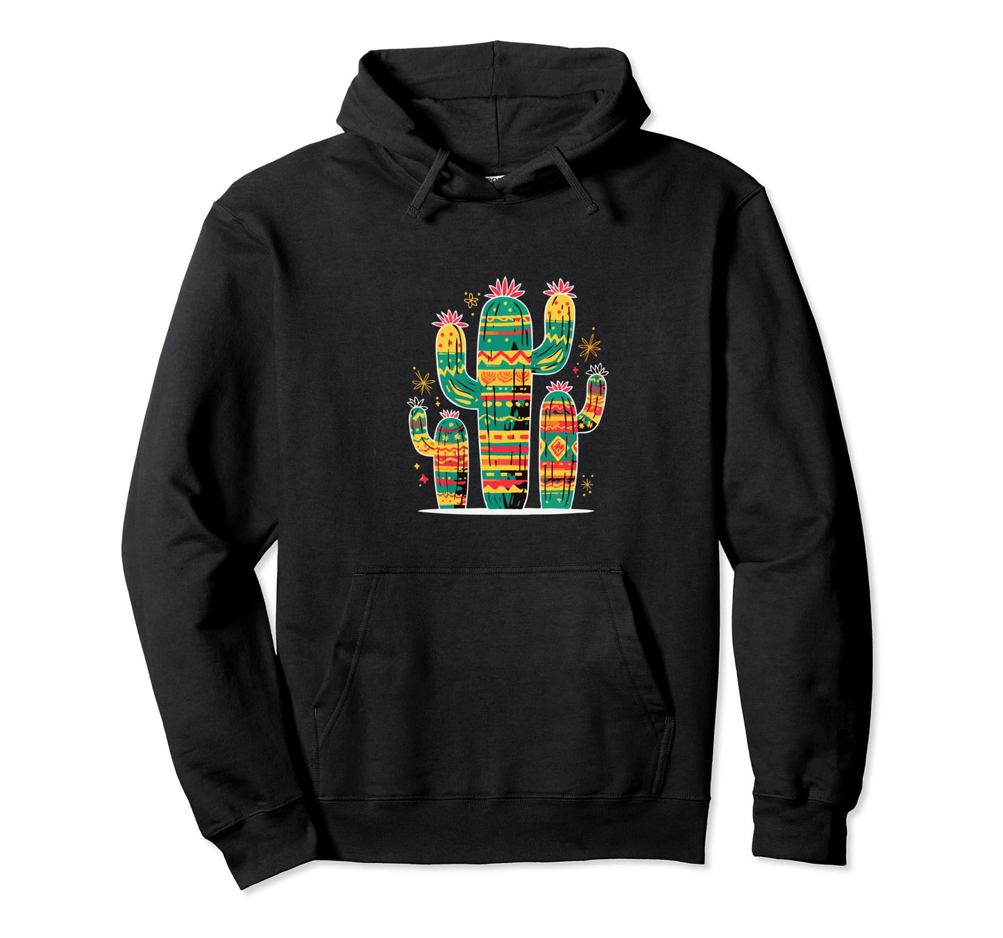 Cactus Serape Succulent Plant Cacti Hoodie - Fun Novelty Design Unisex - T-Shirt, Sweatshirt, Hoodie