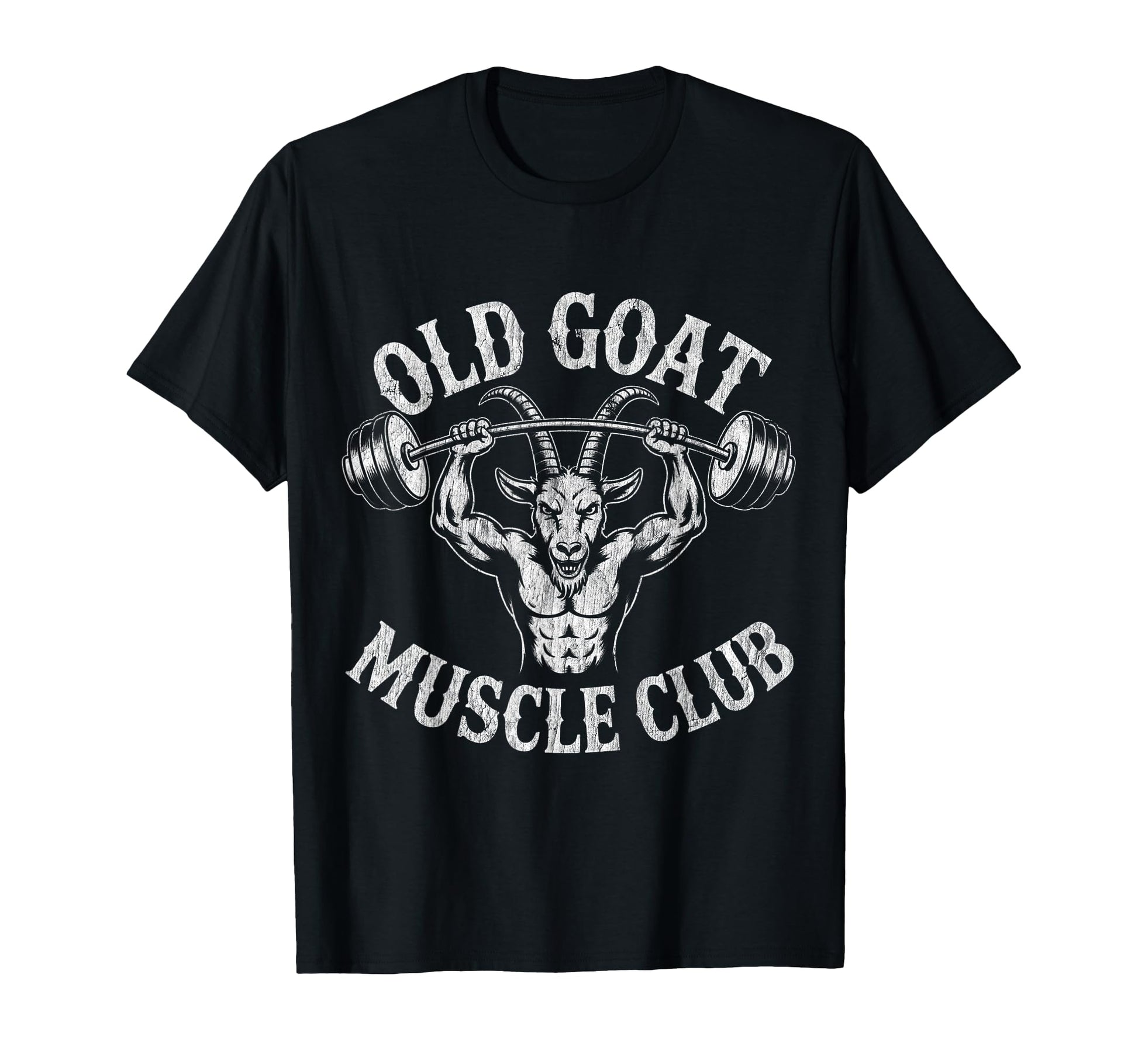 Old Goat Muscle Club Bodybuilding Gym T-Shirt - Unique Graphic for Adults - T-Shirt, Sweatshirt, Hoodie