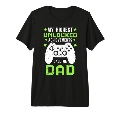 Mens Proud Gaming Dad Gamer Dad T-Shirt - Custom Art Print for Adults - T-Shirt, Sweatshirt, Hoodie