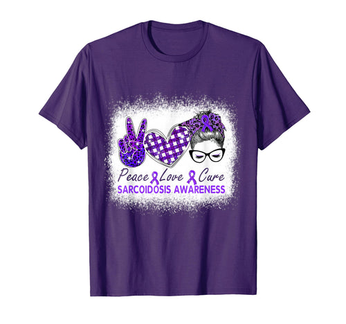 Love Cure Sarcoidosis Awareness T-Shirt - Custom Art Print Unisex - T-Shirt, Sweatshirt, Hoodie