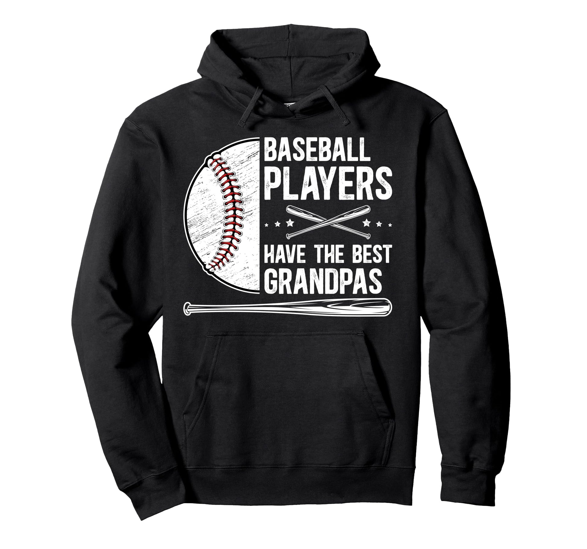 Best Baseball Grandpa Baseball Player Hoodie - Unique Graphic Unisex - T-Shirt, Sweatshirt, Hoodie