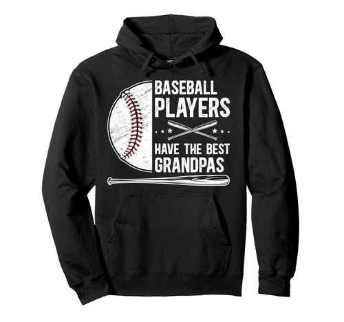Best Baseball Grandpa Baseball Player Hoodie - Unique Graphic Unisex - T-Shirt, Sweatshirt, Hoodie