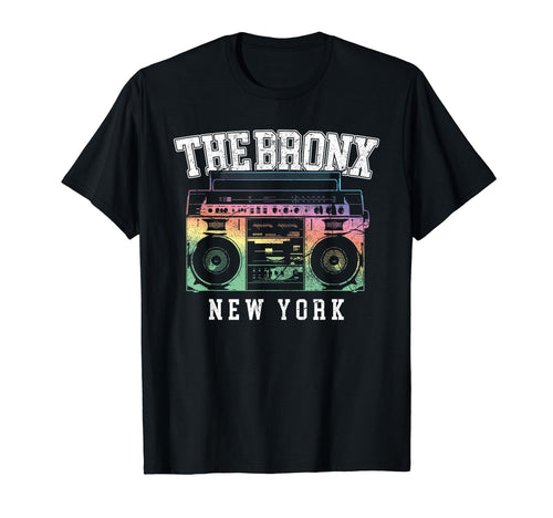 Bronx New York Nyc Boombox Old T-Shirt - Casual Everyday Wear for Adults - T-Shirt, Sweatshirt, Hoodie