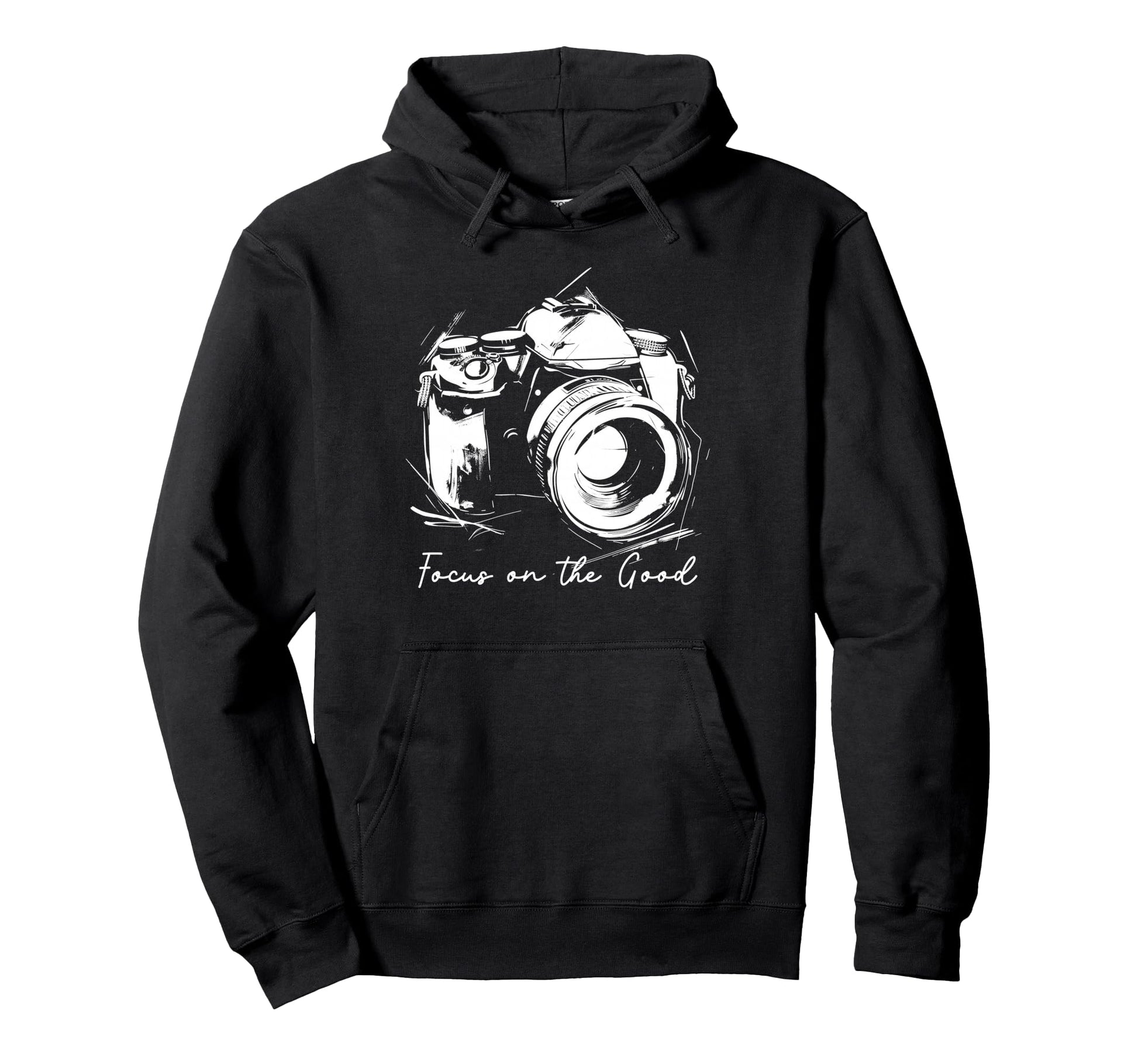 Photographer Focus Good Camera Hoodie - Trendy Graphic for Adults - T-Shirt, Sweatshirt, Hoodie