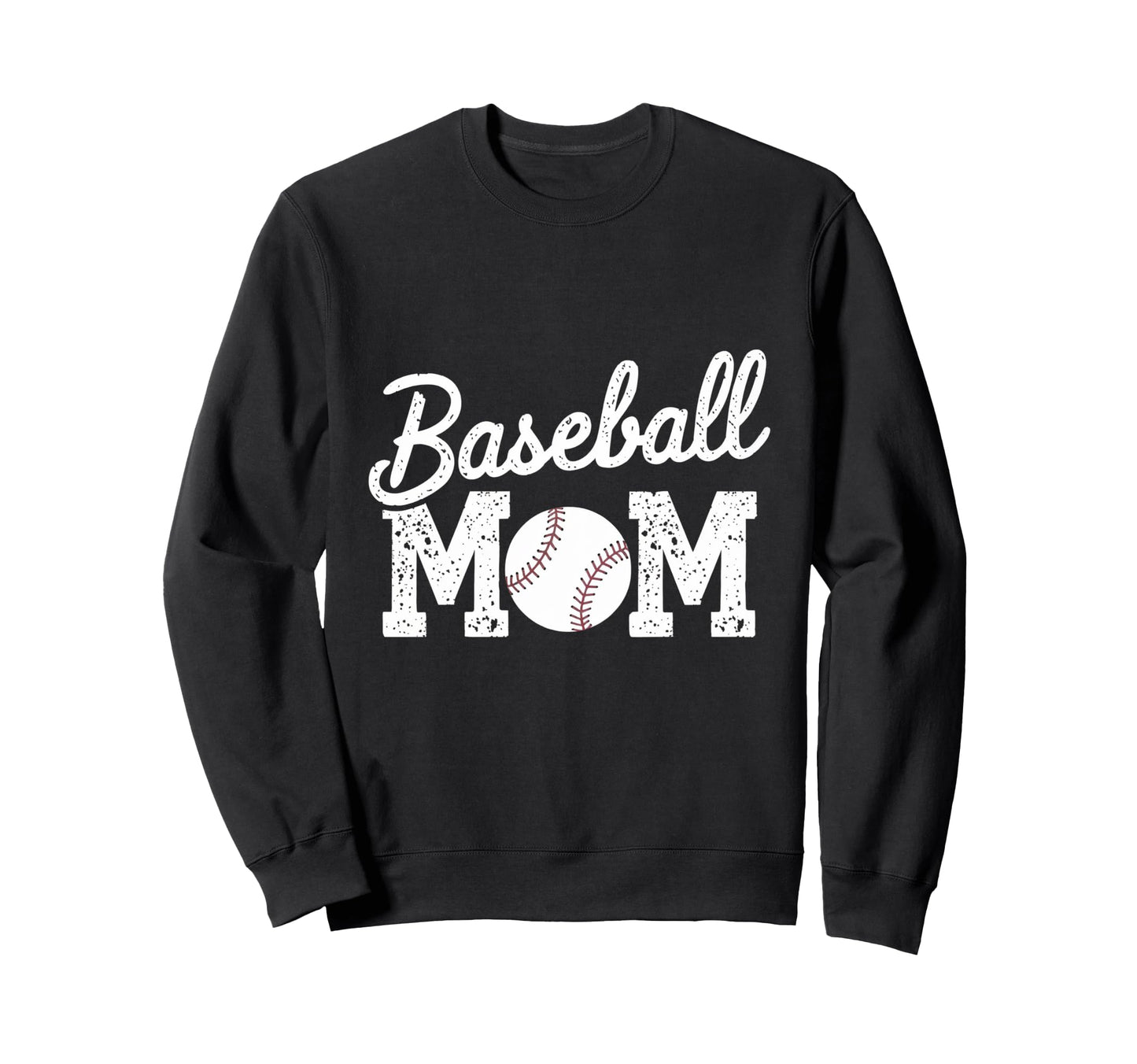 Baseball Mom Proud Supportive Sweatshirt - Casual Everyday Wear Unisex - T-Shirt, Sweatshirt, Hoodie