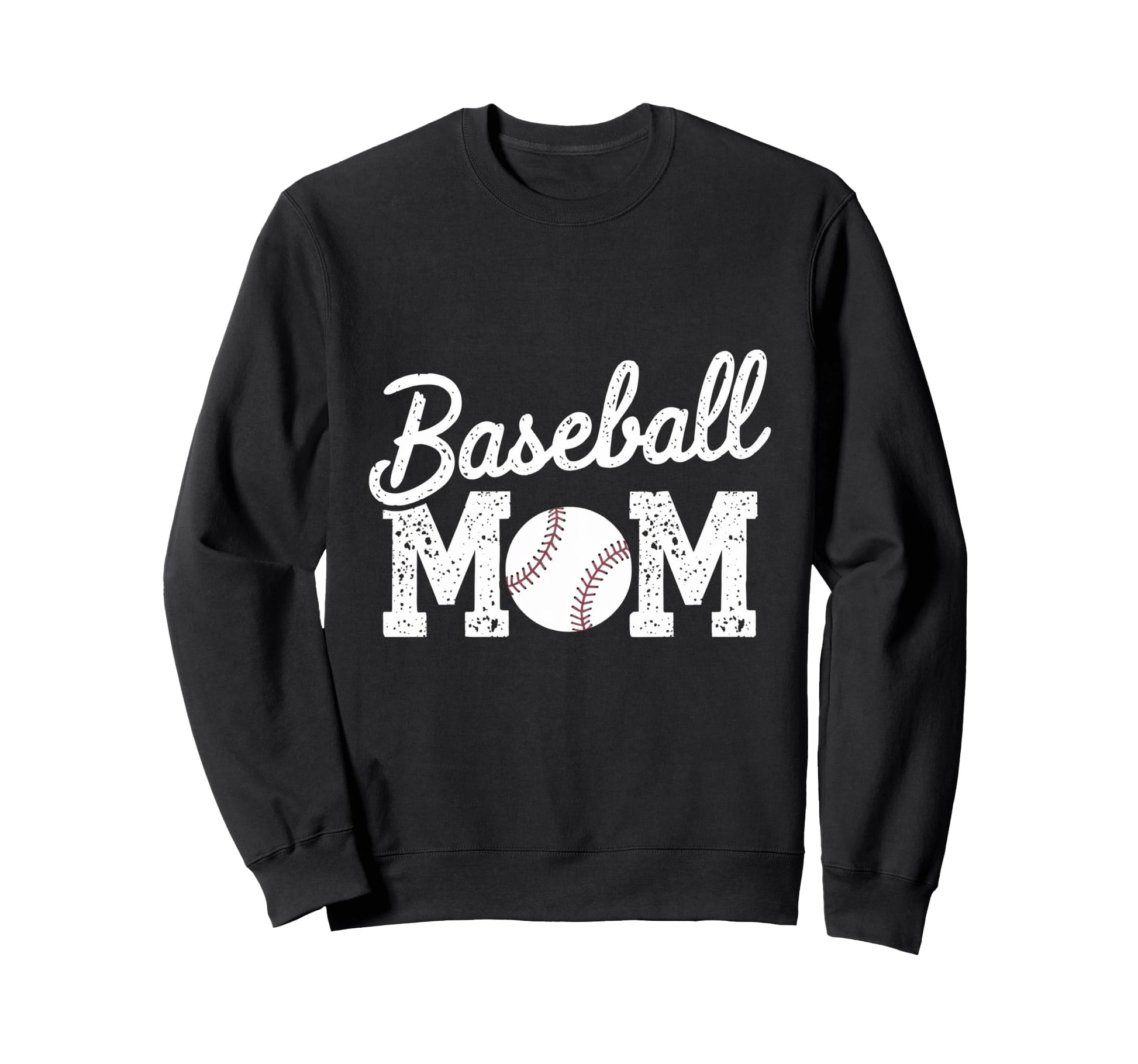Baseball Mom Proud Supportive Sweatshirt - Casual Everyday Wear Unisex - T-Shirt, Sweatshirt, Hoodie