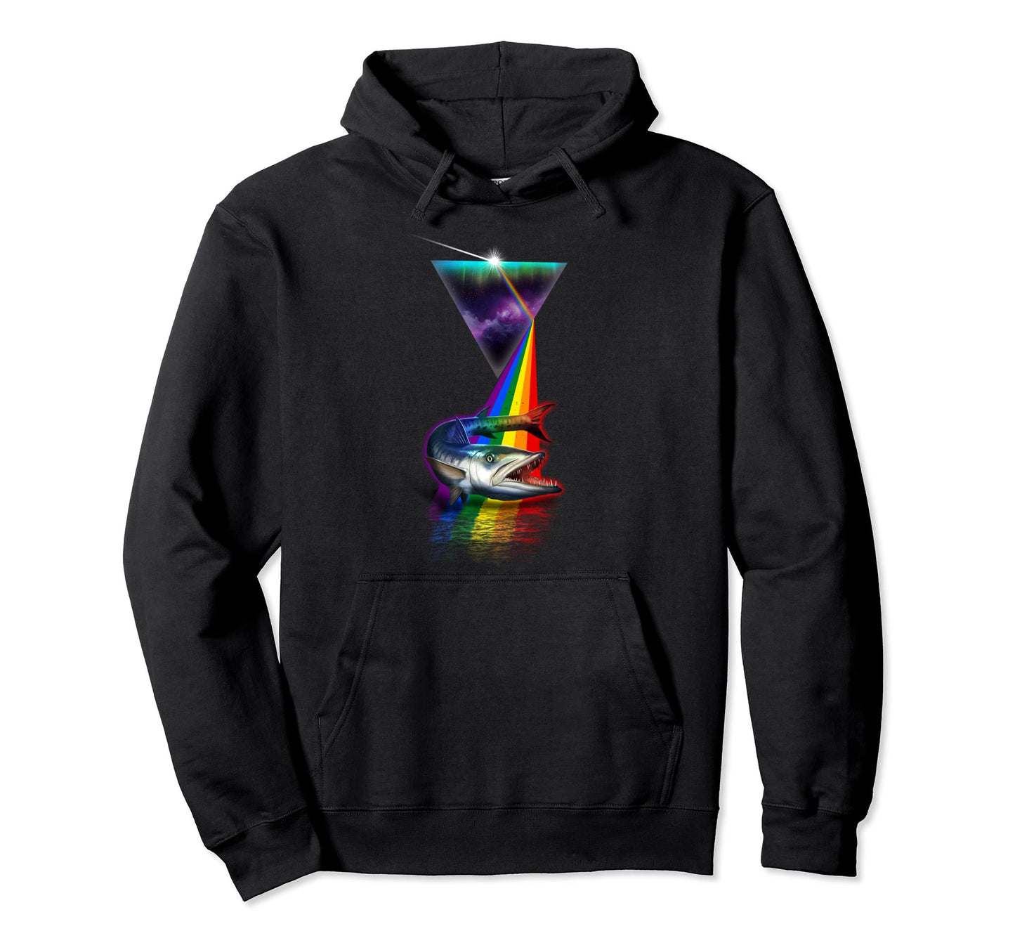 Prism Barracuda Hoodie - Custom Art Print for Adults - T-Shirt, Sweatshirt, Hoodie