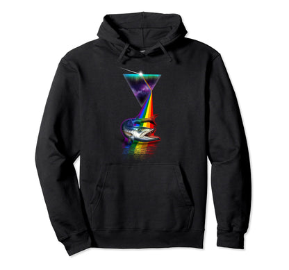 Prism Barracuda Hoodie - Custom Art Print for Adults - T-Shirt, Sweatshirt, Hoodie