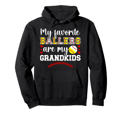 My Grandkids Baseball Softball Nana Hoodie - Custom Art Print Men Women - T-Shirt, Sweatshirt, Hoodie