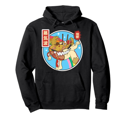 Angry Ramen Bowl X Ray Rainbow Japan Hoodie - Custom Art Print Unisex - T-Shirt, Sweatshirt, Hoodie