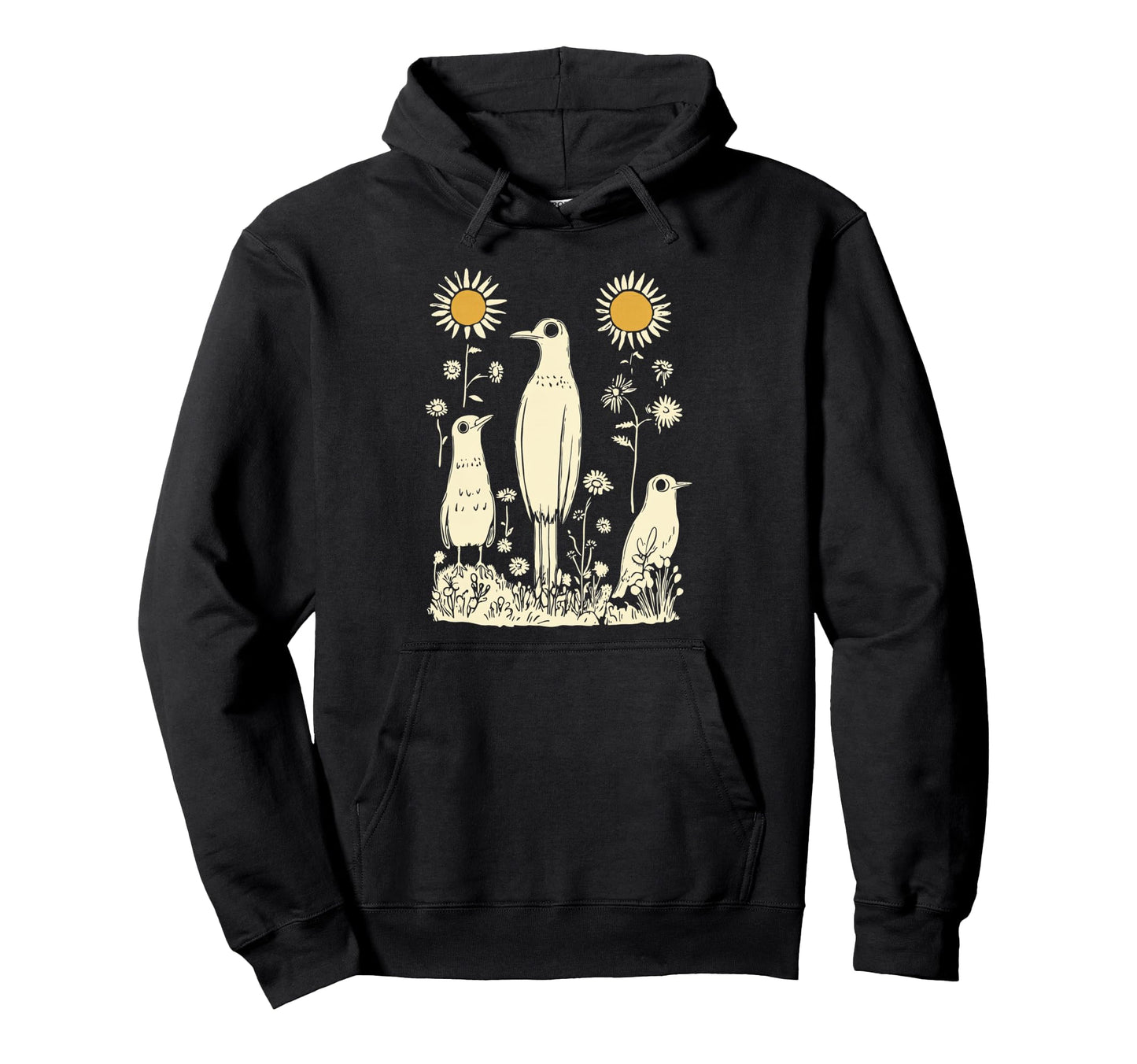 Boho Birds Hoodie - Casual Everyday Wear Men Women - T-Shirt, Sweatshirt, Hoodie
