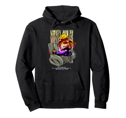 Angel Money Power Time Aesthetic Edgy Hoodie - Graphic Print Unisex - T-Shirt, Sweatshirt, Hoodie