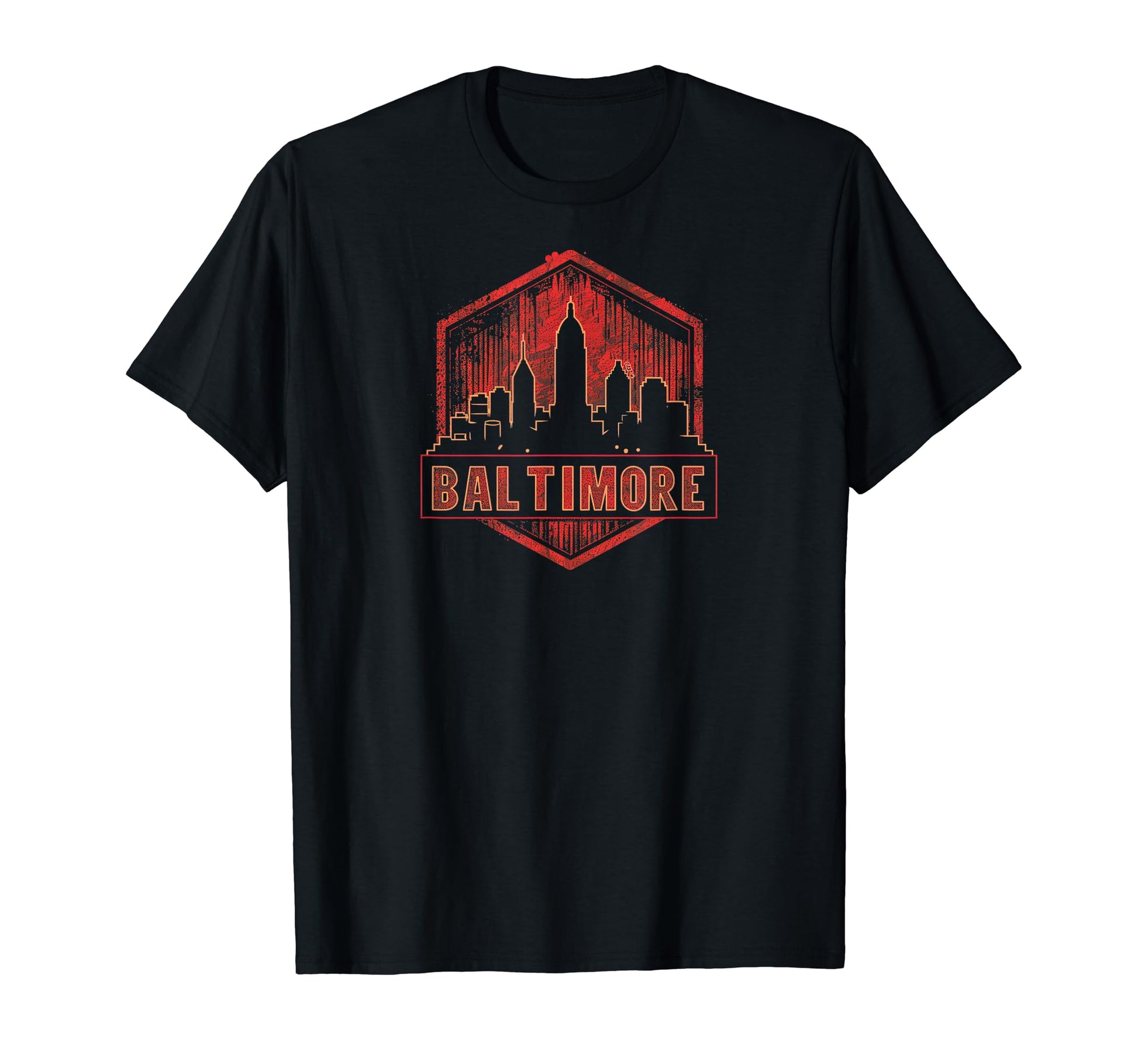 Baltimore Grit 90S Grunge T-Shirt - Fun Novelty Design Men Women - T-Shirt, Sweatshirt, Hoodie