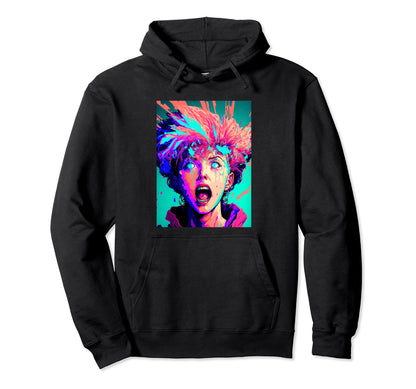 Expression Japanese Vaporwave Hoodie - Custom Art Print for Adults - T-Shirt, Sweatshirt, Hoodie
