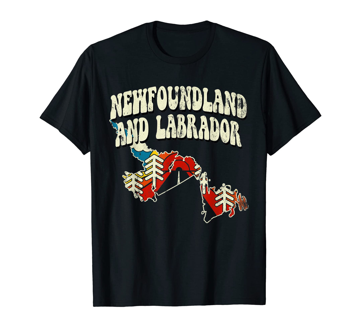 Newfoundland Labrador Province T-Shirt - Custom Art Print Men Women - T-Shirt, Sweatshirt, Hoodie