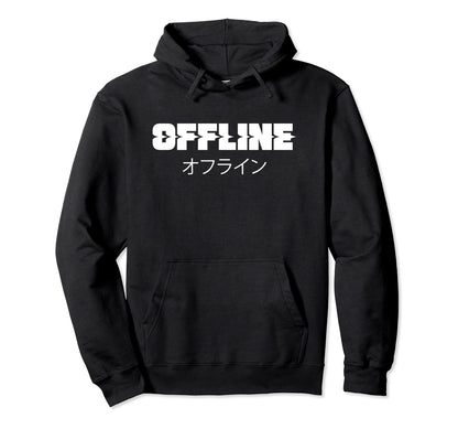 Funny Offline Aesthetic Vaporwave Hoodie - Novelty Apparel for Adults - T-Shirt, Sweatshirt, Hoodie