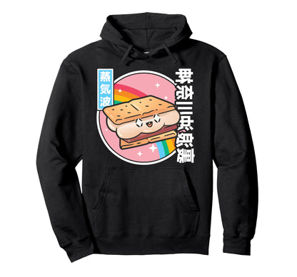 Japanese Smore Kawaii Japan Rainbow Anime Hoodie - Minimalist Print Unisex - T-Shirt, Sweatshirt, Hoodie