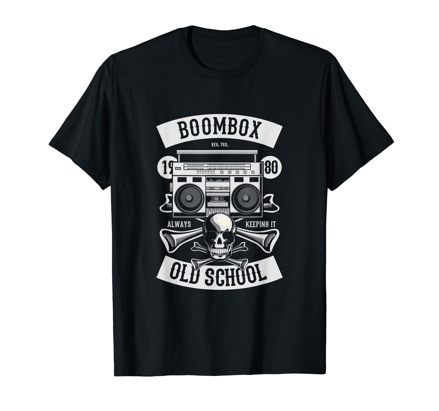 Old School Boombox Old School Hiphop T-Shirt - Trendy Graphic Men Women - T-Shirt, Sweatshirt, Hoodie