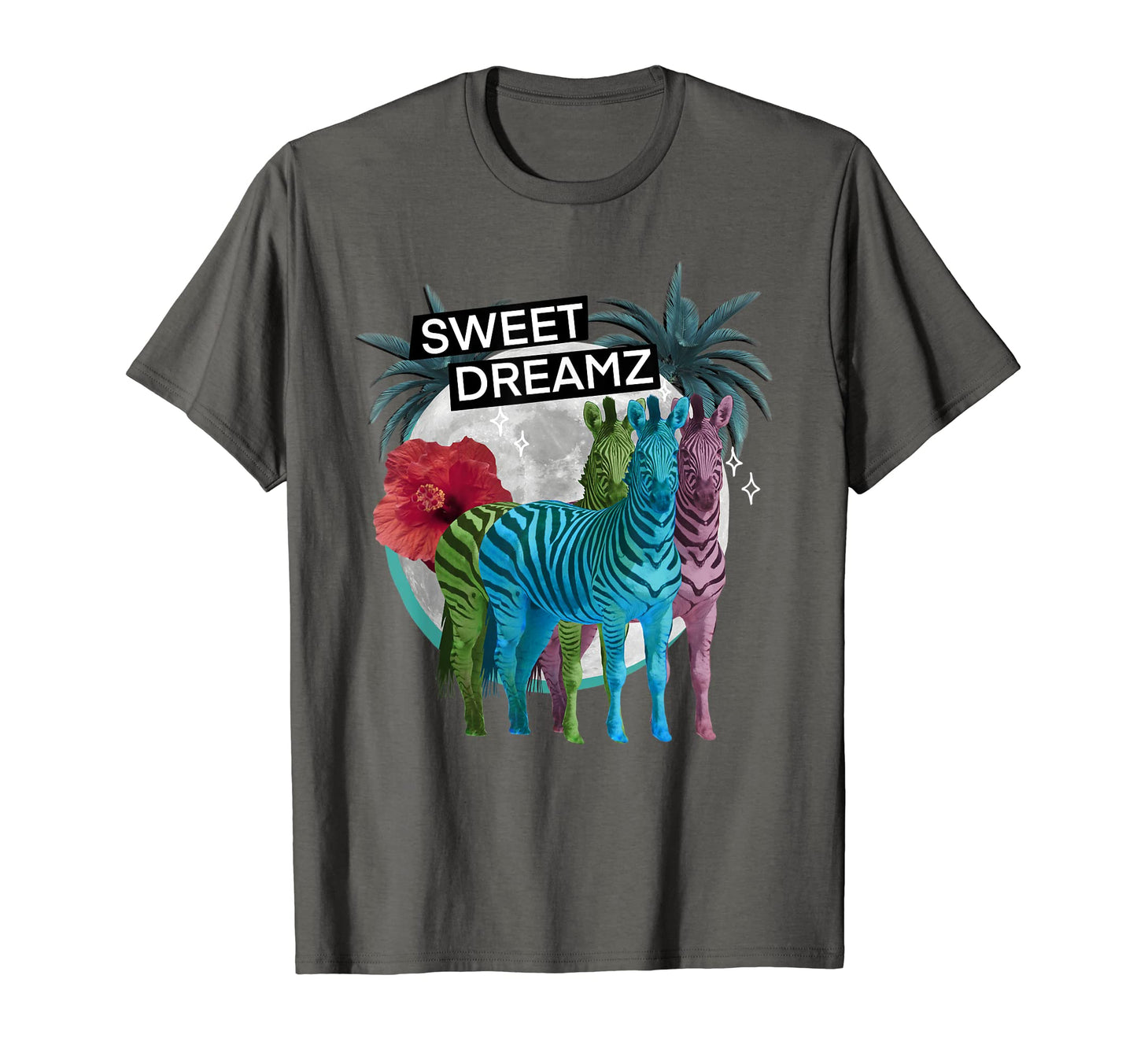 Maximalist Zebra Funky Y2K Summer T-Shirt - Novelty Apparel Unisex - T-Shirt, Sweatshirt, Hoodie