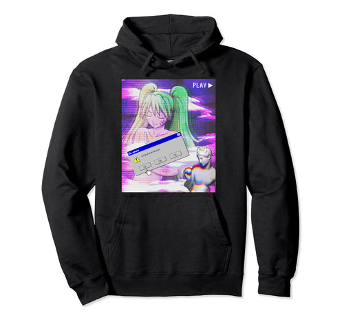 Vaporwave Aesthetic Japanese Anime Hoodie - Casual Everyday Wear Men Women - T-Shirt, Sweatshirt, Hoodie