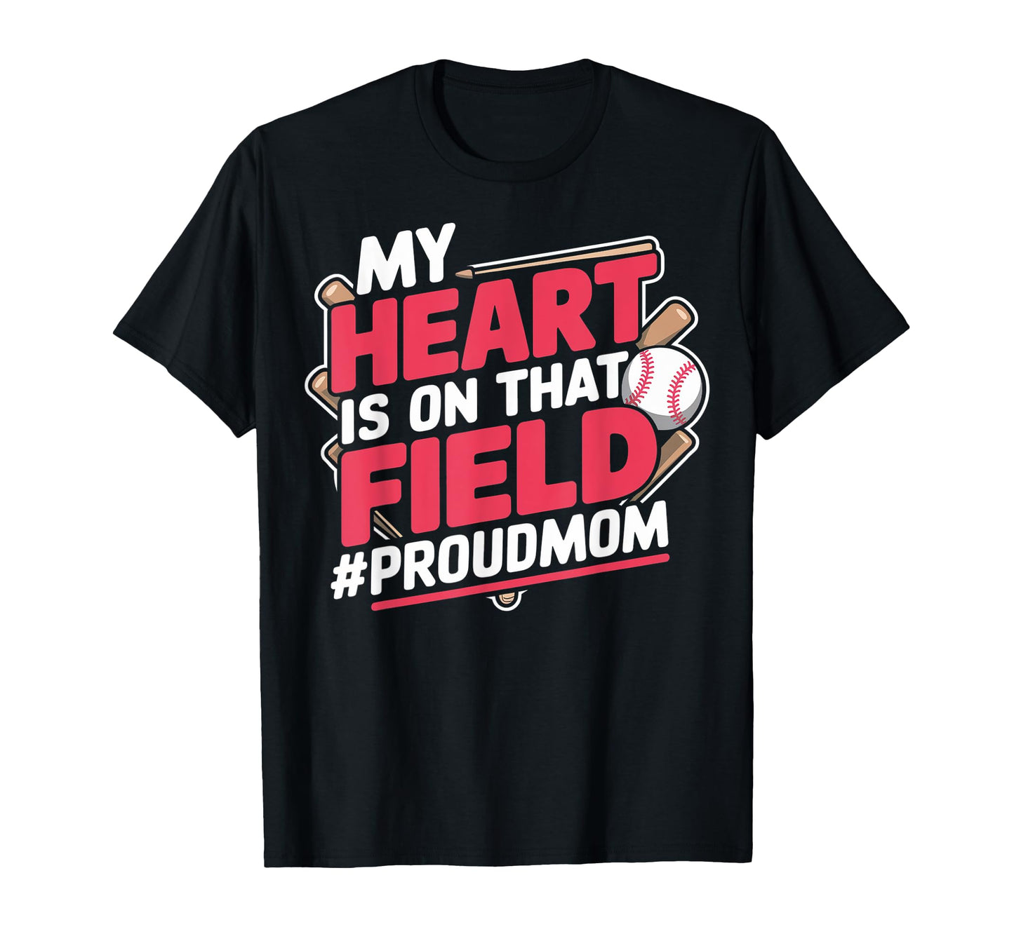 My Heart Is That Field Proudmom T-Shirt - Trendy Graphic Men Women - T-Shirt, Sweatshirt, Hoodie