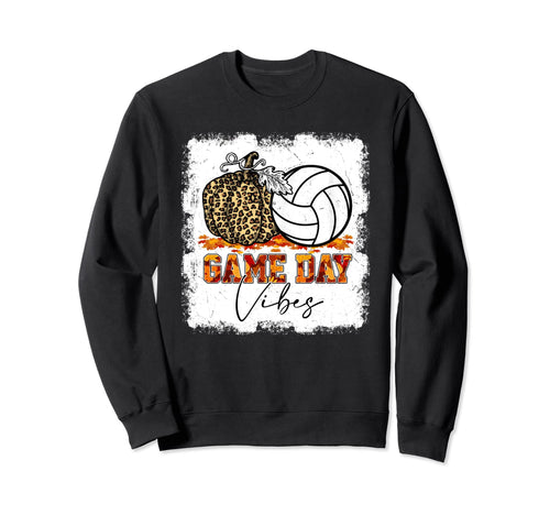 Bleached Volleyball Game Day Sweatshirt - Casual Everyday Wear Unisex - T-Shirt, Sweatshirt, Hoodie