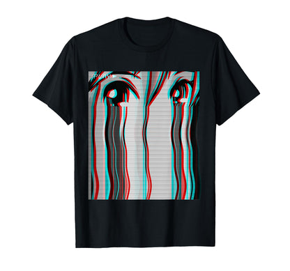 Sad Anime Harajuku Vaporwave T-Shirt - Custom Art Print Men Women - T-Shirt, Sweatshirt, Hoodie